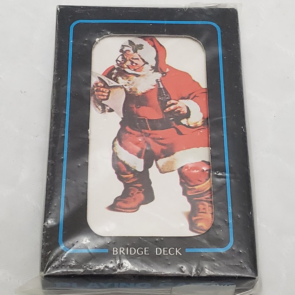 Vintage Christmas Santa Bridge Cards